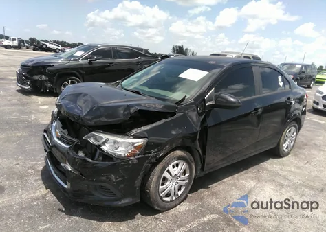 2017 Chevrolet Sonic Ls Auto из США, поврежденный, VIN 1G1JB5SH0H4153473